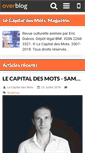 Mobile Screenshot of le-capital-des-mots.fr